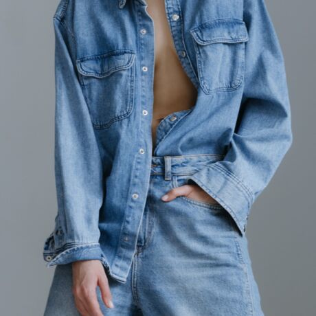 Denim shirt