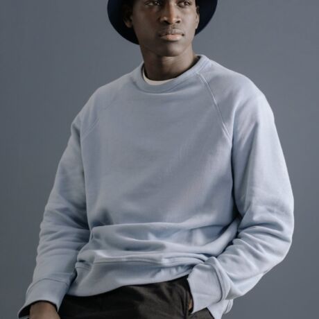 Blue sweatshirt